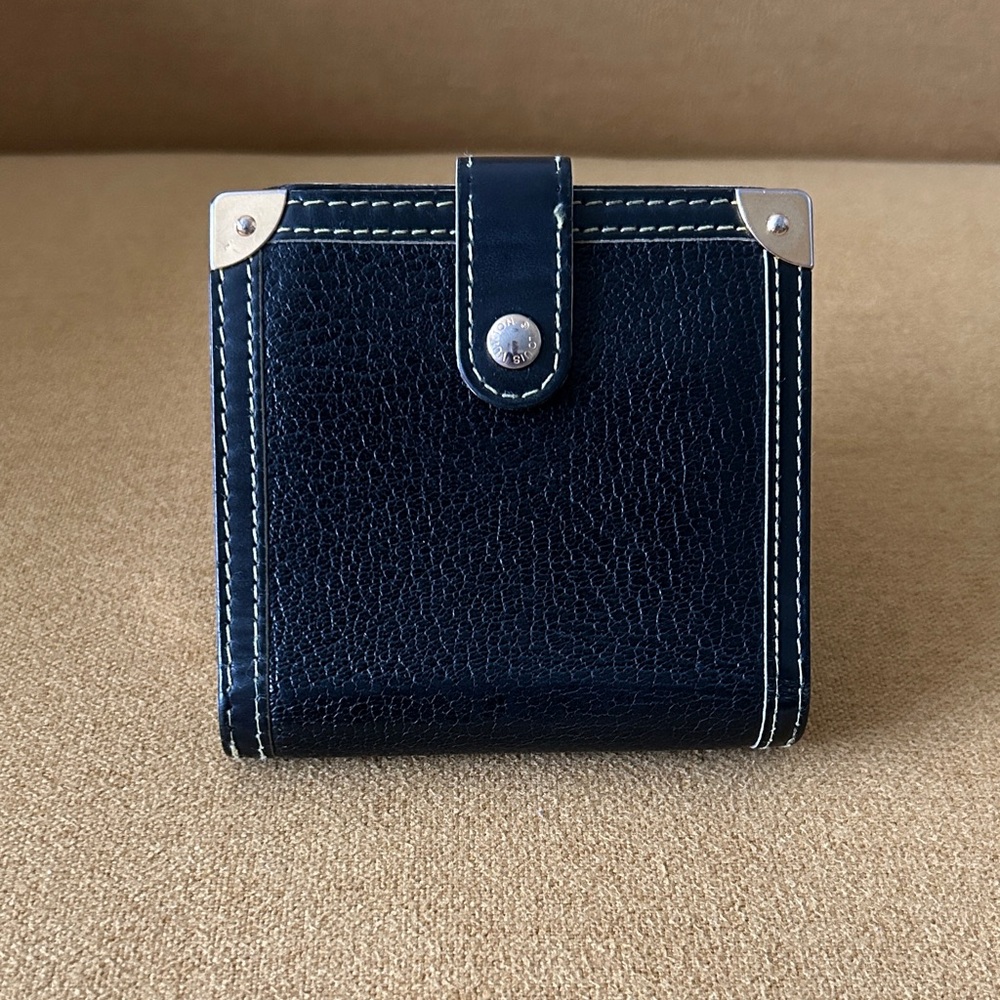 Louis Vuitton Suhari Leather Compact Zip Wallet